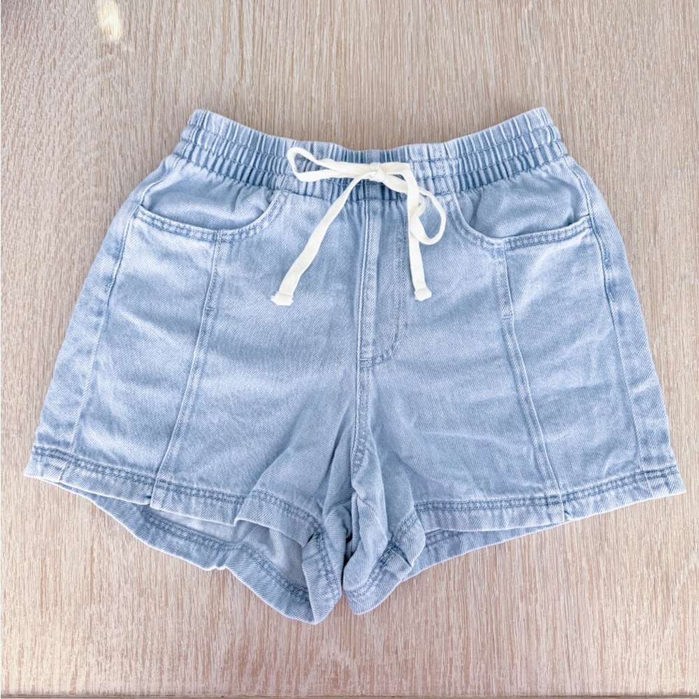 Universal Thread Light Blue Drawstring Women’s Sh… - image 1